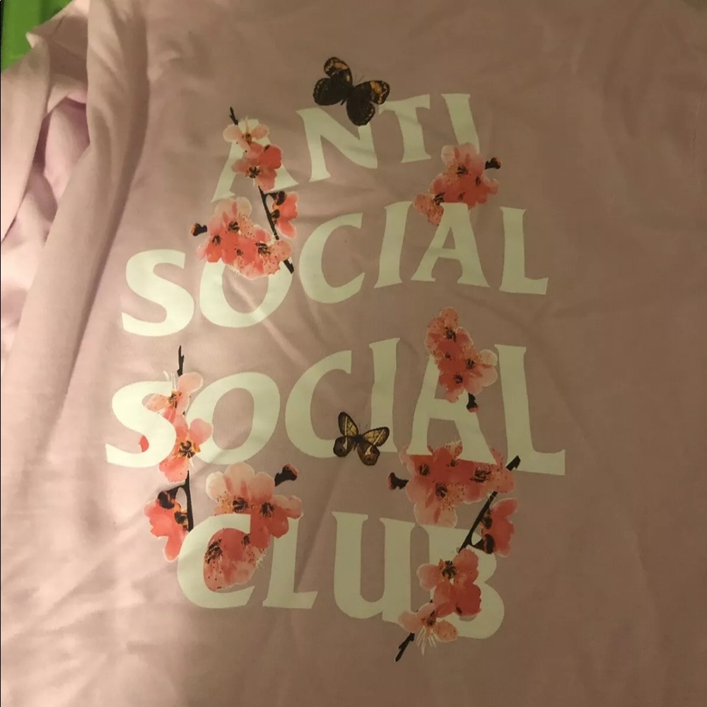 Anti Social Social Club ASSC Kkoch Pink Hoodie